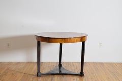 Italian, Tuscany, Empire Period Walnut & Ebonized Center Table, ca. 1800