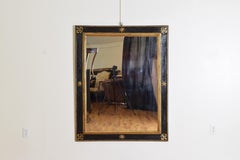 Italian, Tuscany, Late Baroque Giltwood and Ebonized Star Mirror, Late 17th C