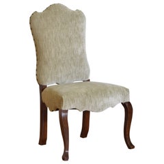 Italienisch, Toskana, Mitte des 18. Jahrhunderts, gepolsterter Beistellstuhl