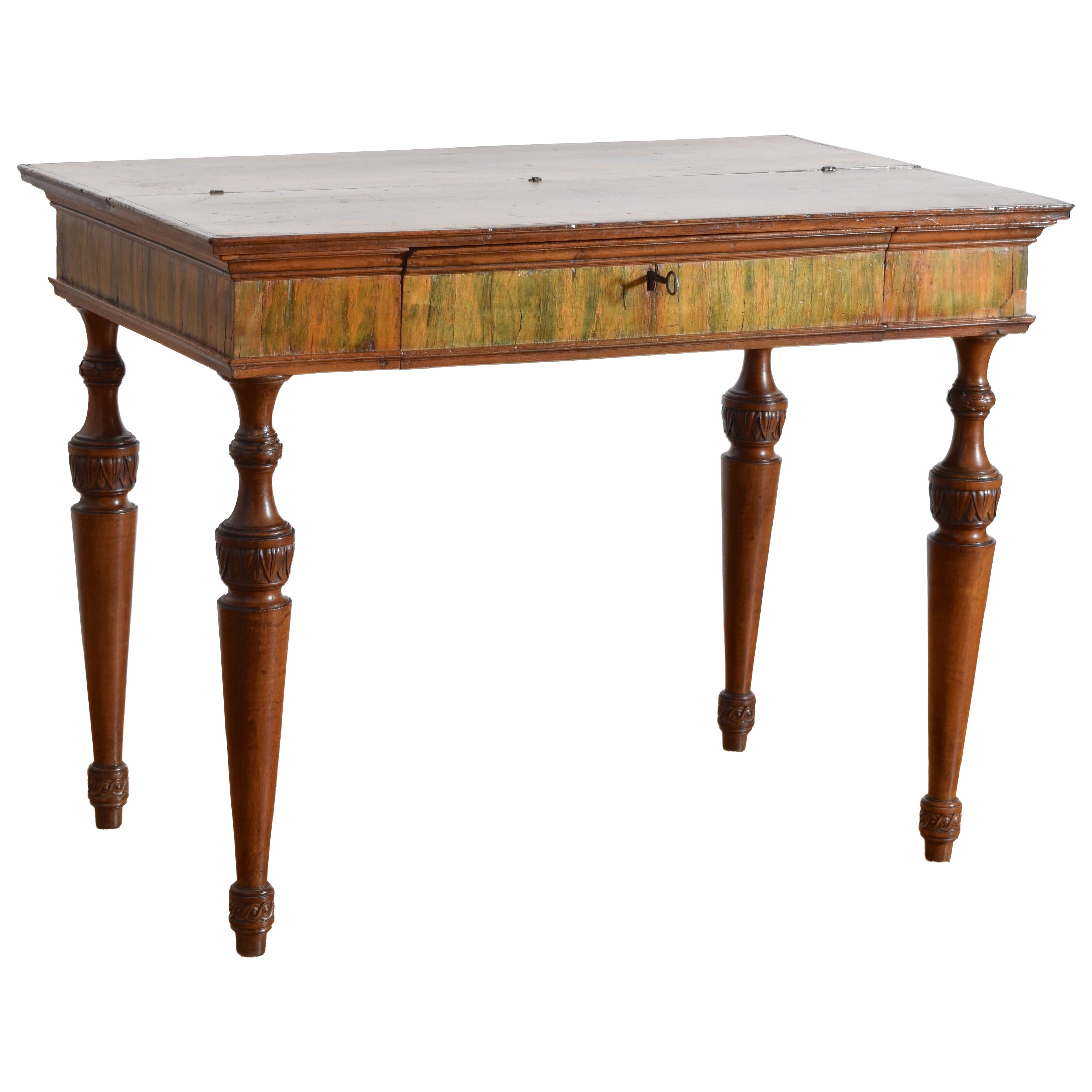 Italian, Tuscany, Neoclassic Walnut Metamorphic Writing Desk, ca. 1780