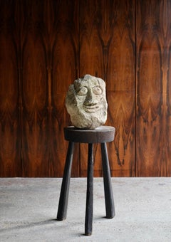 Italian Two Faced Stone Sculpture