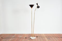 Italian Two Head Floor Lamp