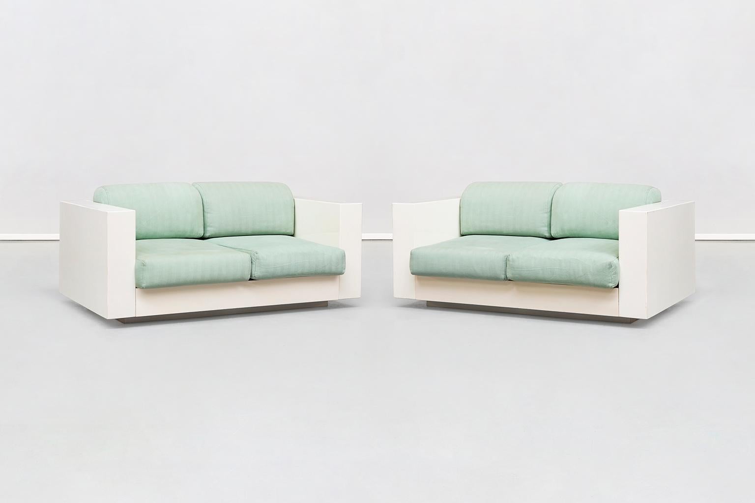 Italian Two-Seat Saratoga Sofa, by Vignelli Associates for Poltronova, 1964 7