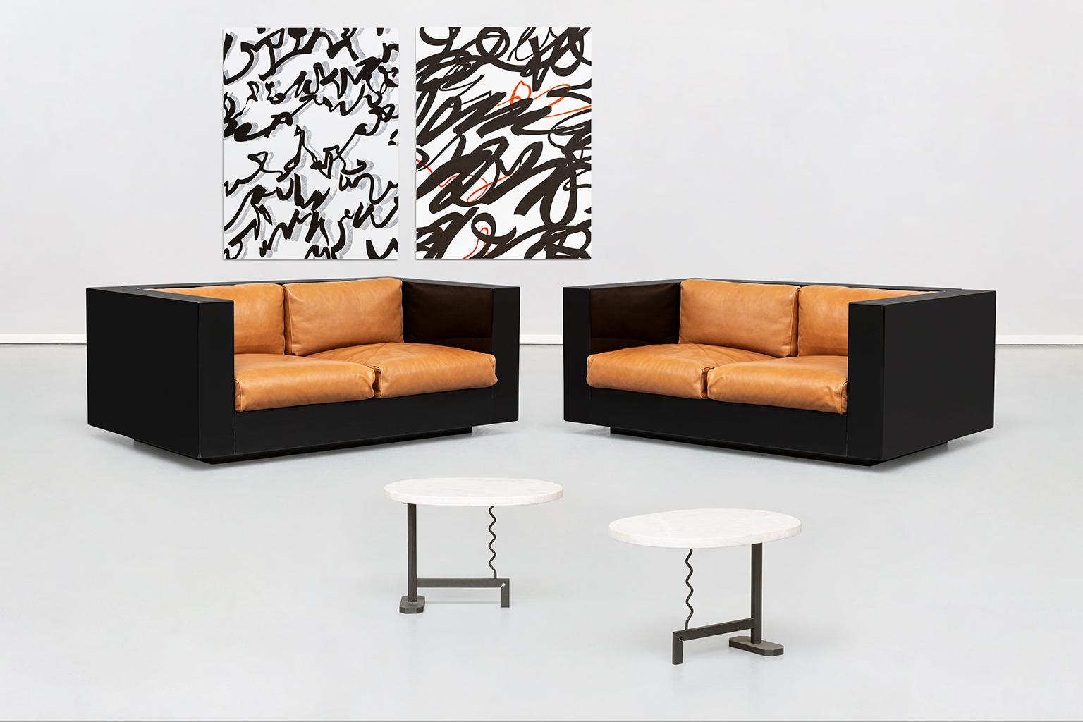 Italian Two-Seater Saratoga Sofas, by Vignelli Associates for Poltronova, 1964 8