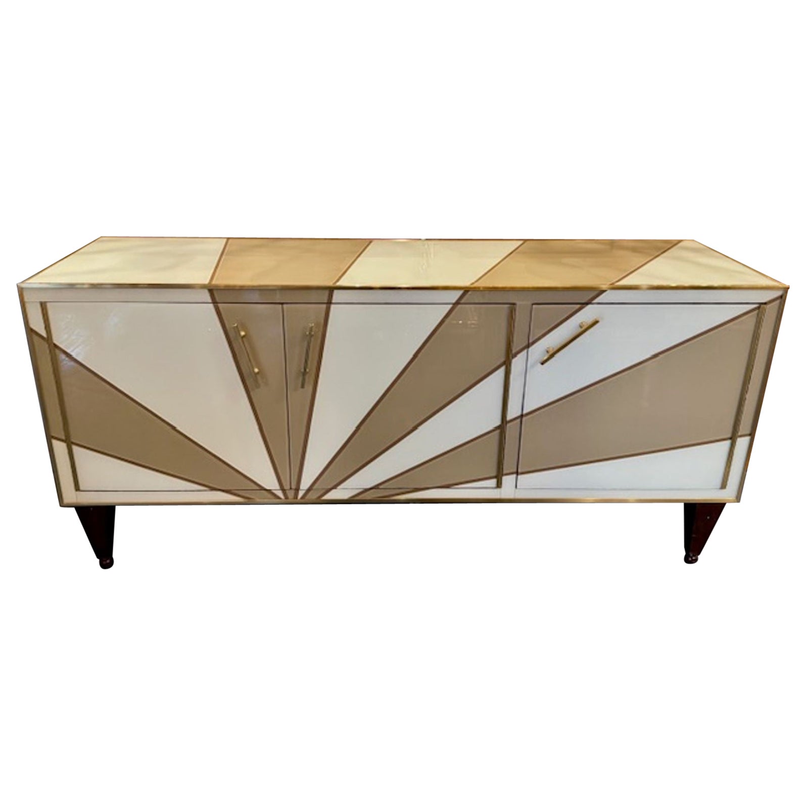 Italian Two Tone Sideboard For Sale