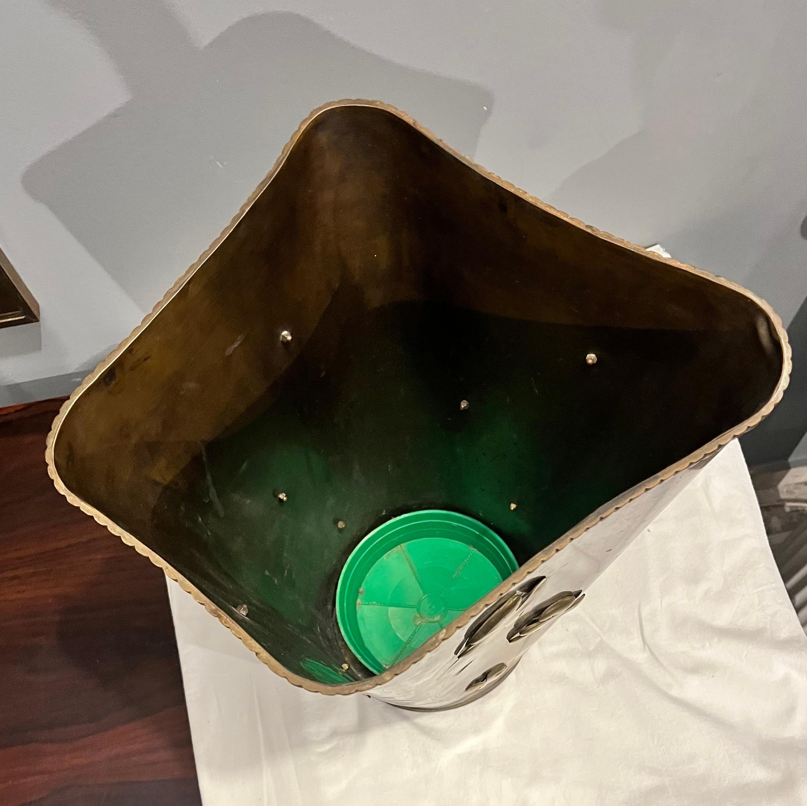 Ottone Italian umbrella stand of the 50s in vendita