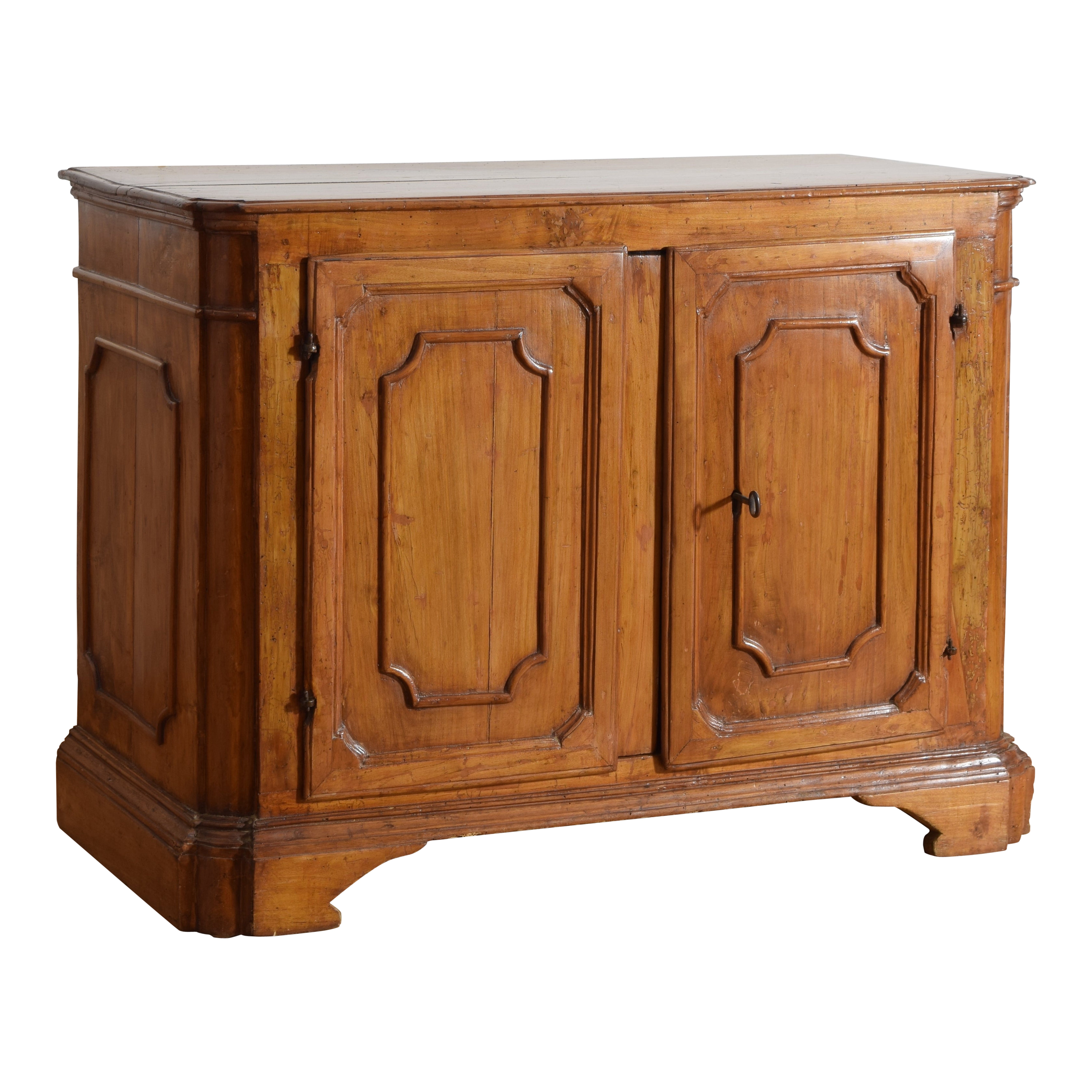 Italienisch, Umbrien, Louis XIV Periode Pappelholz 2-türige Kredenz, ca. 1725