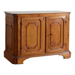Italian, Umbria, Louis XIV Period Poplar Wood 2-Door Credenza, ca. 1725
