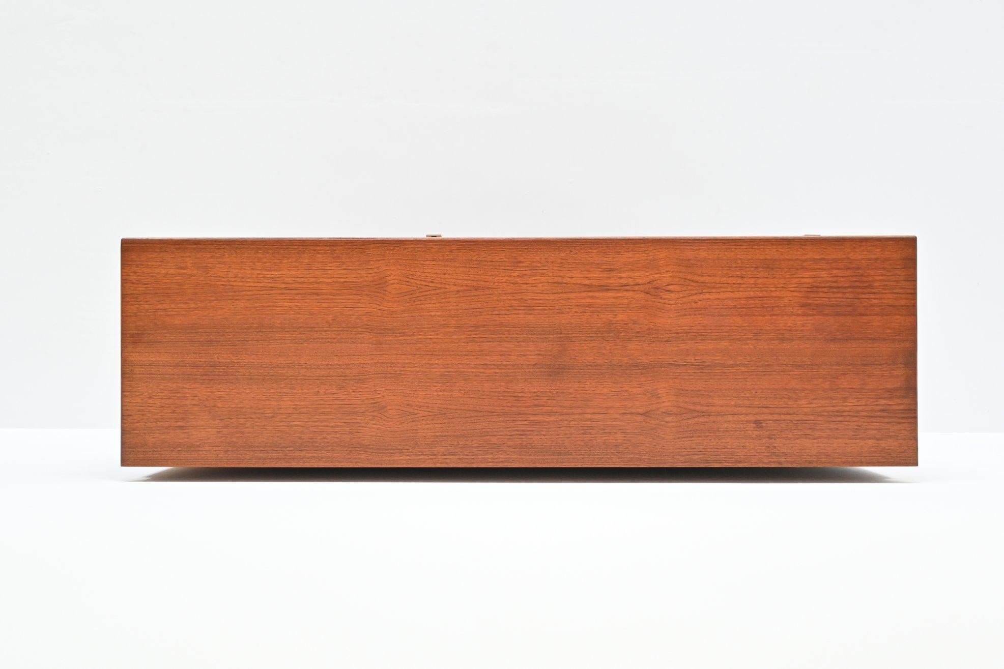 Italian Unusual Buffet Teak Wood, Italy, 1960 14