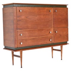 Insolito buffet italiano in legno di teak, Italia, 1960