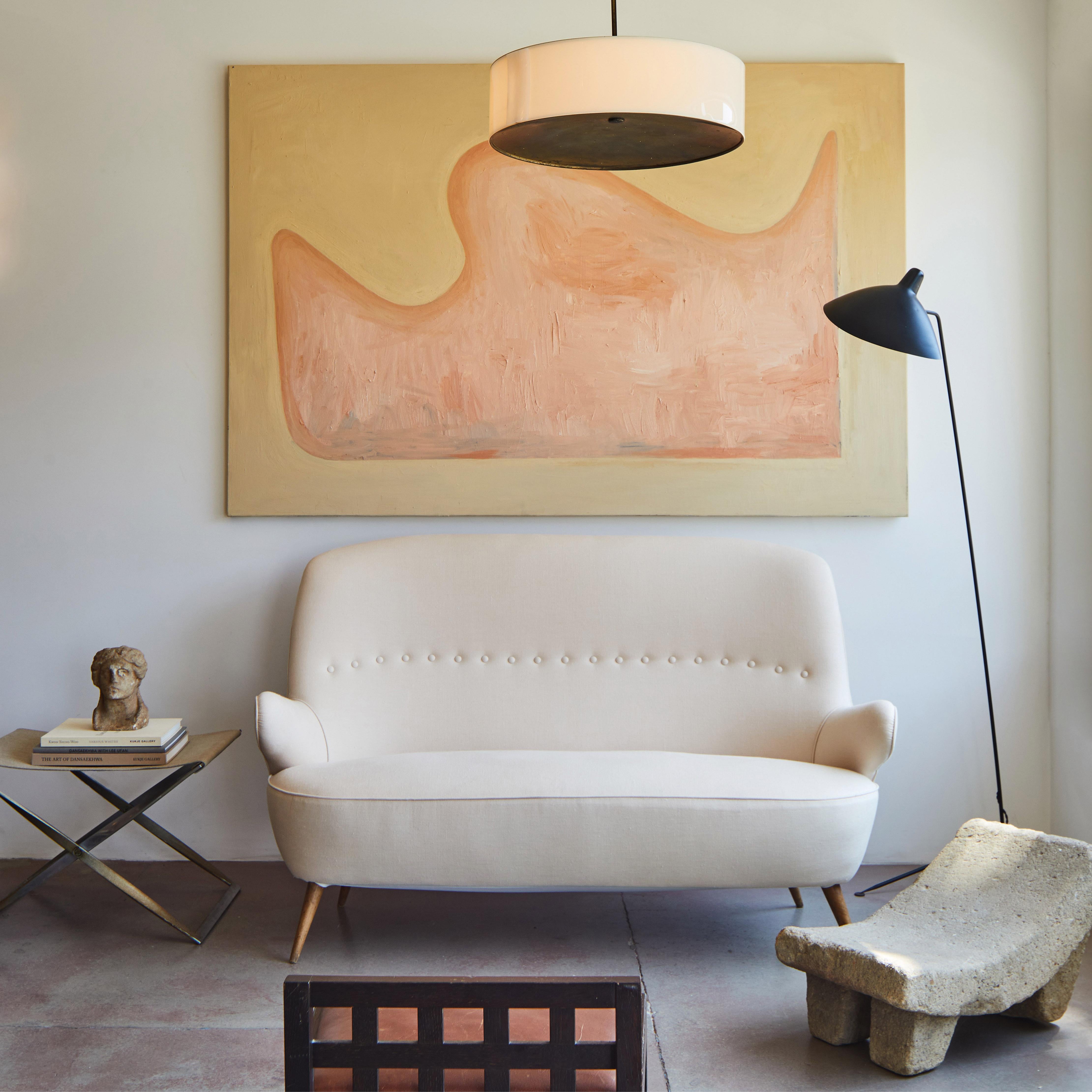 Italian Upholstered Sofa 9