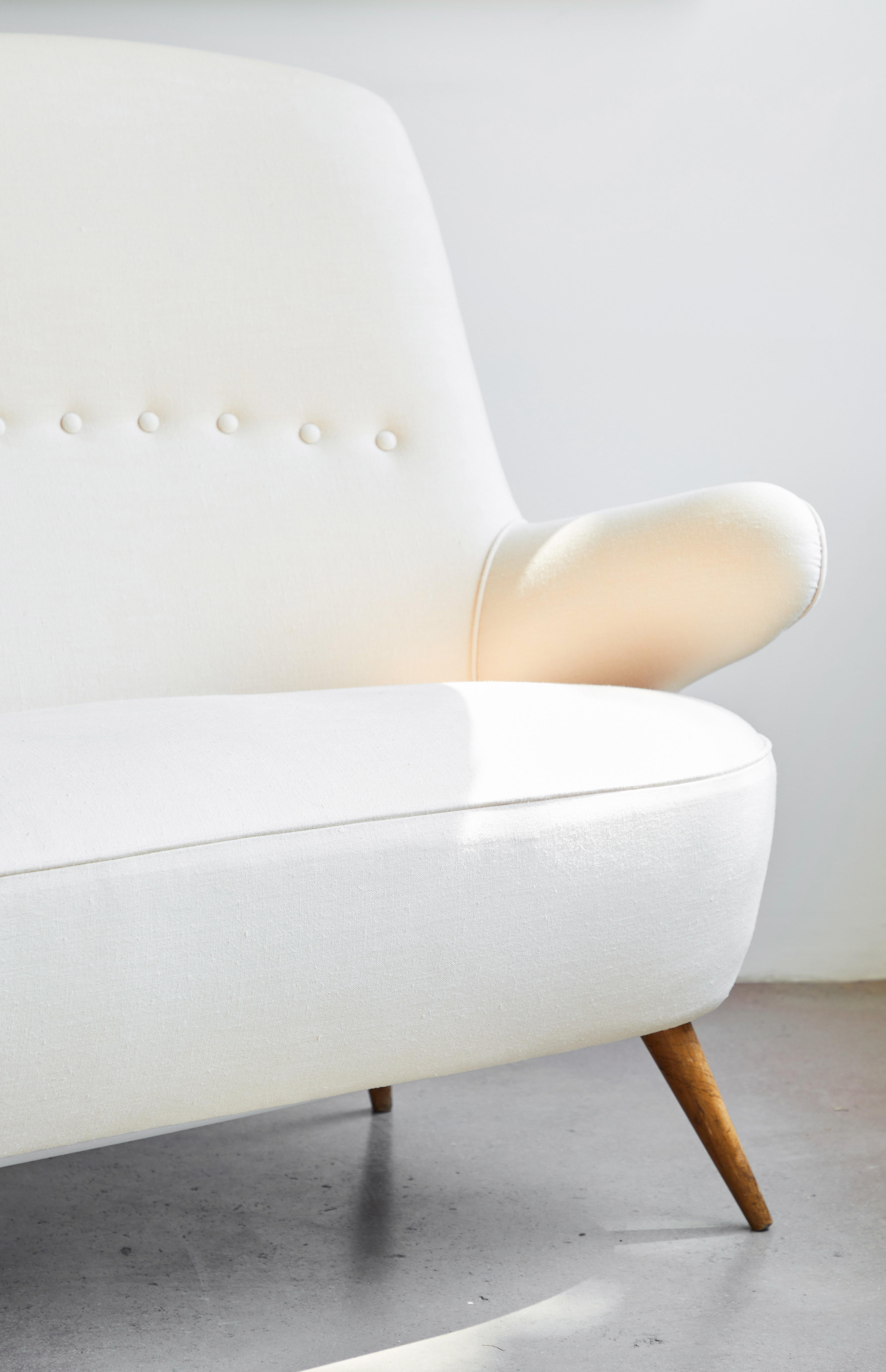 Mid-20th Century Italian Upholstered Sofa