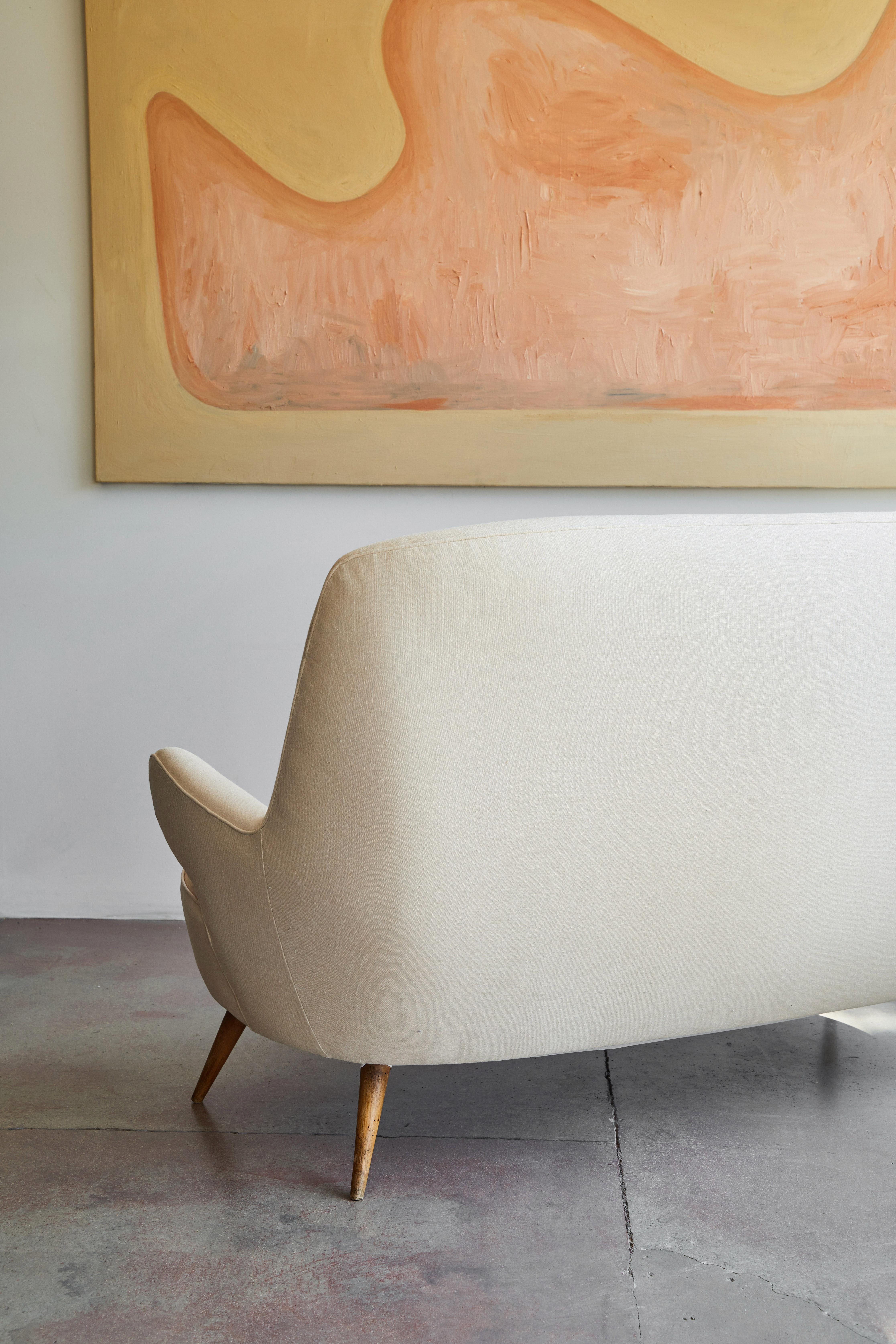 Italian Upholstered Sofa 4