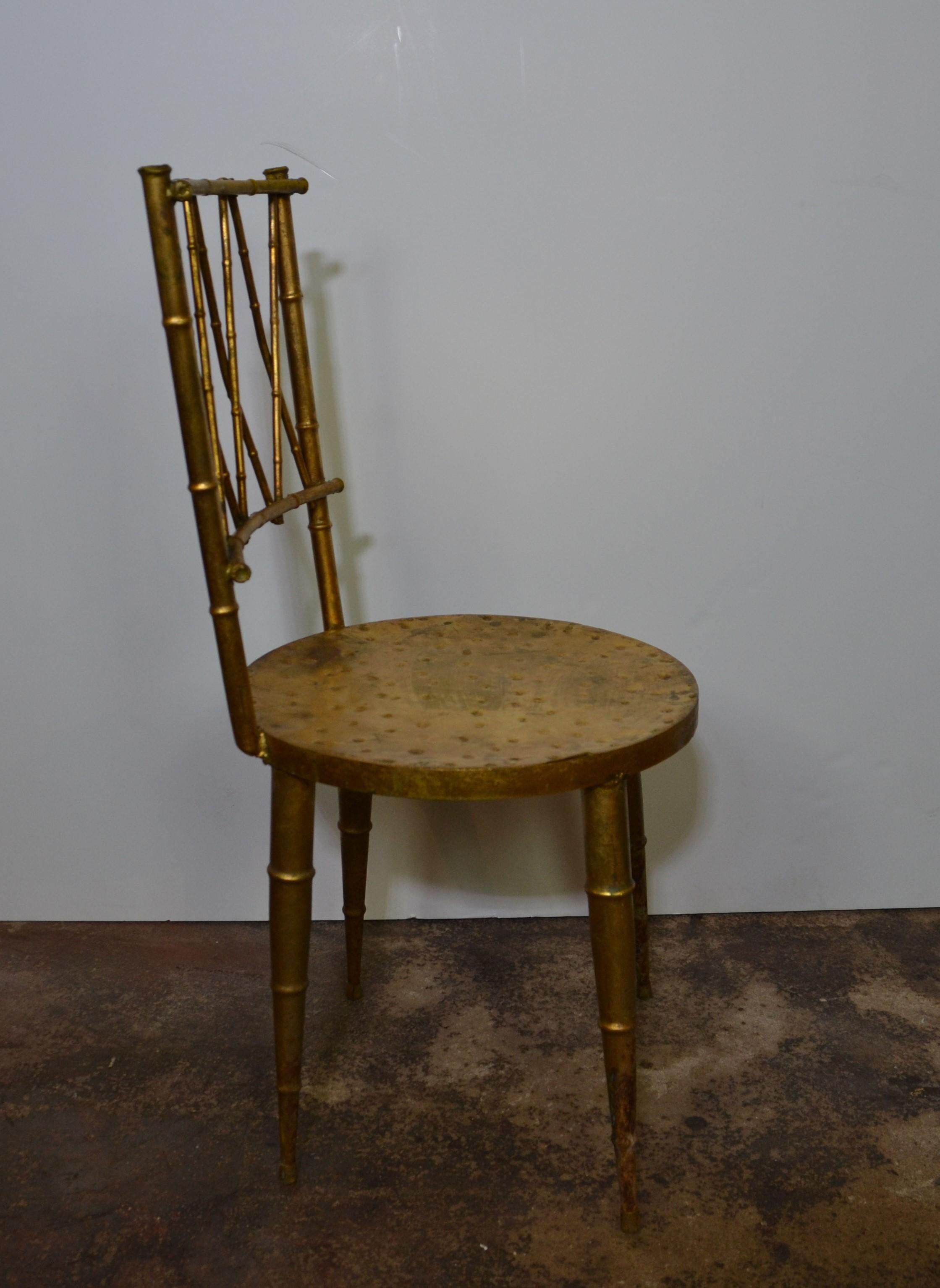 Italian Vanity Chair In Good Condition In Pomona, CA