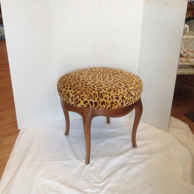 Italian Vanity Stool For At 1stdibs, Animal Print Vanity Chair