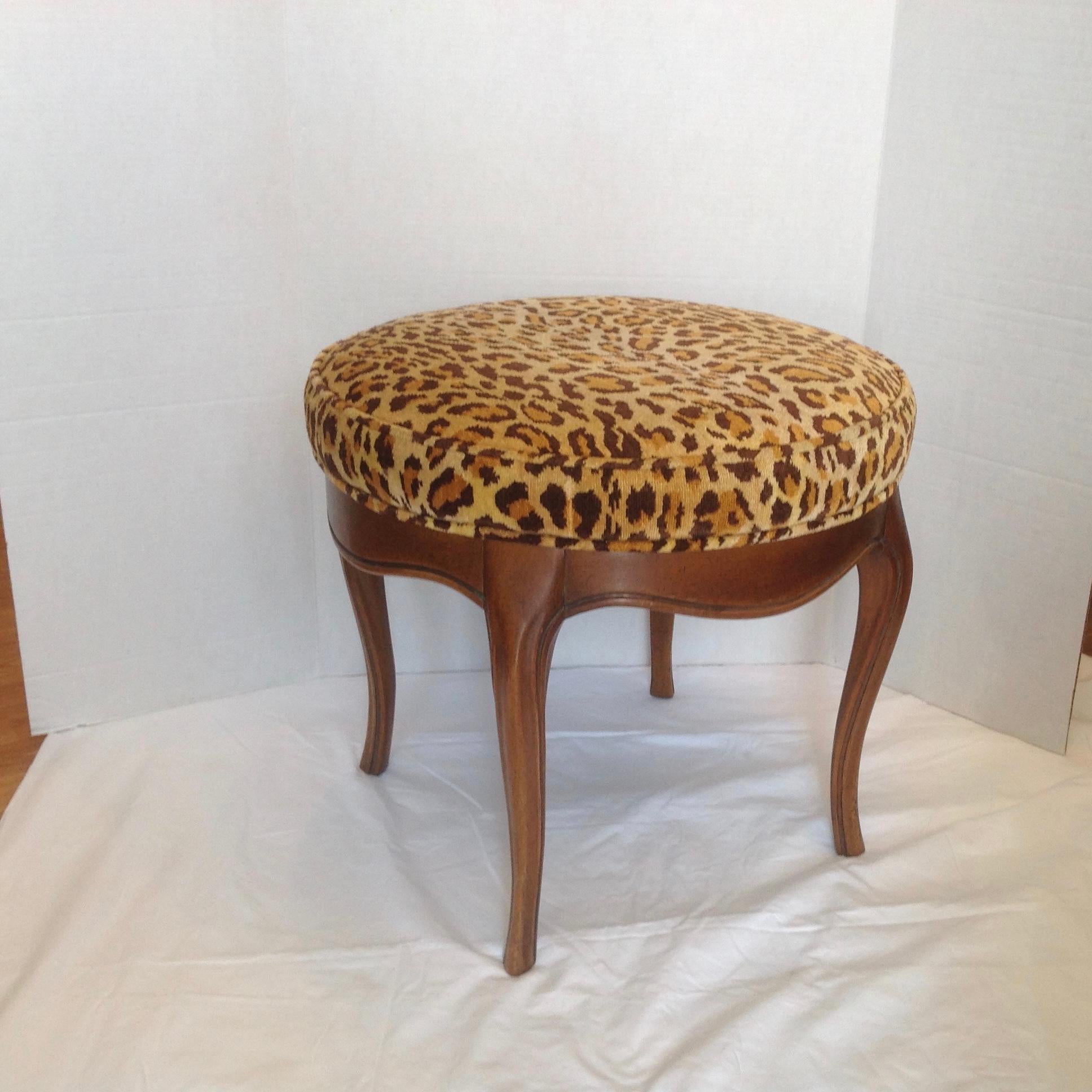 Mid-20th Century Italian Vanity Stool