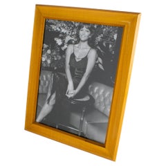 Cornice italiana in legno di sicomoro verniciato, circa 1940