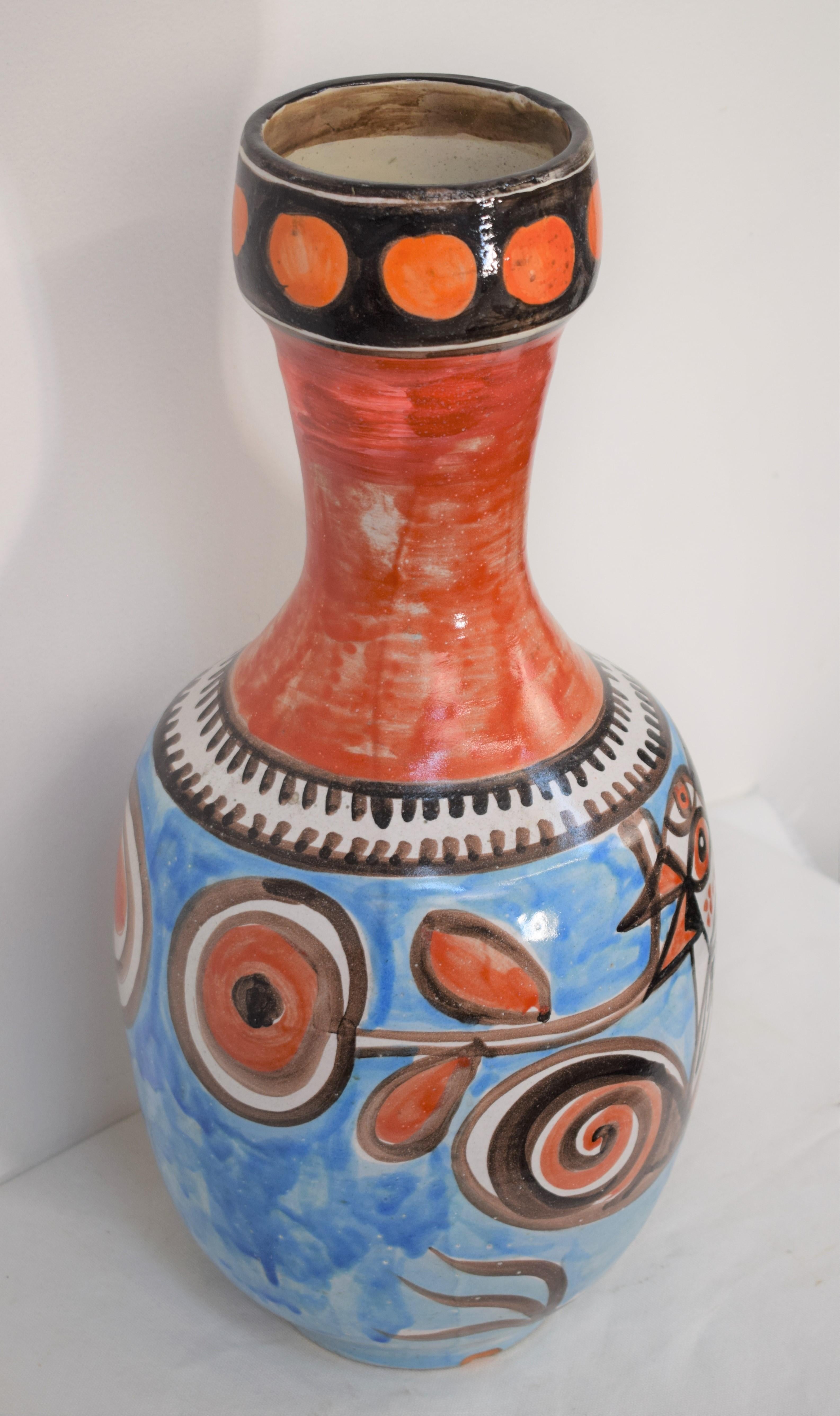 Italian vase by De Simone, 1950s. 
Dimensions: H= 52 cm; D= 25 cm.