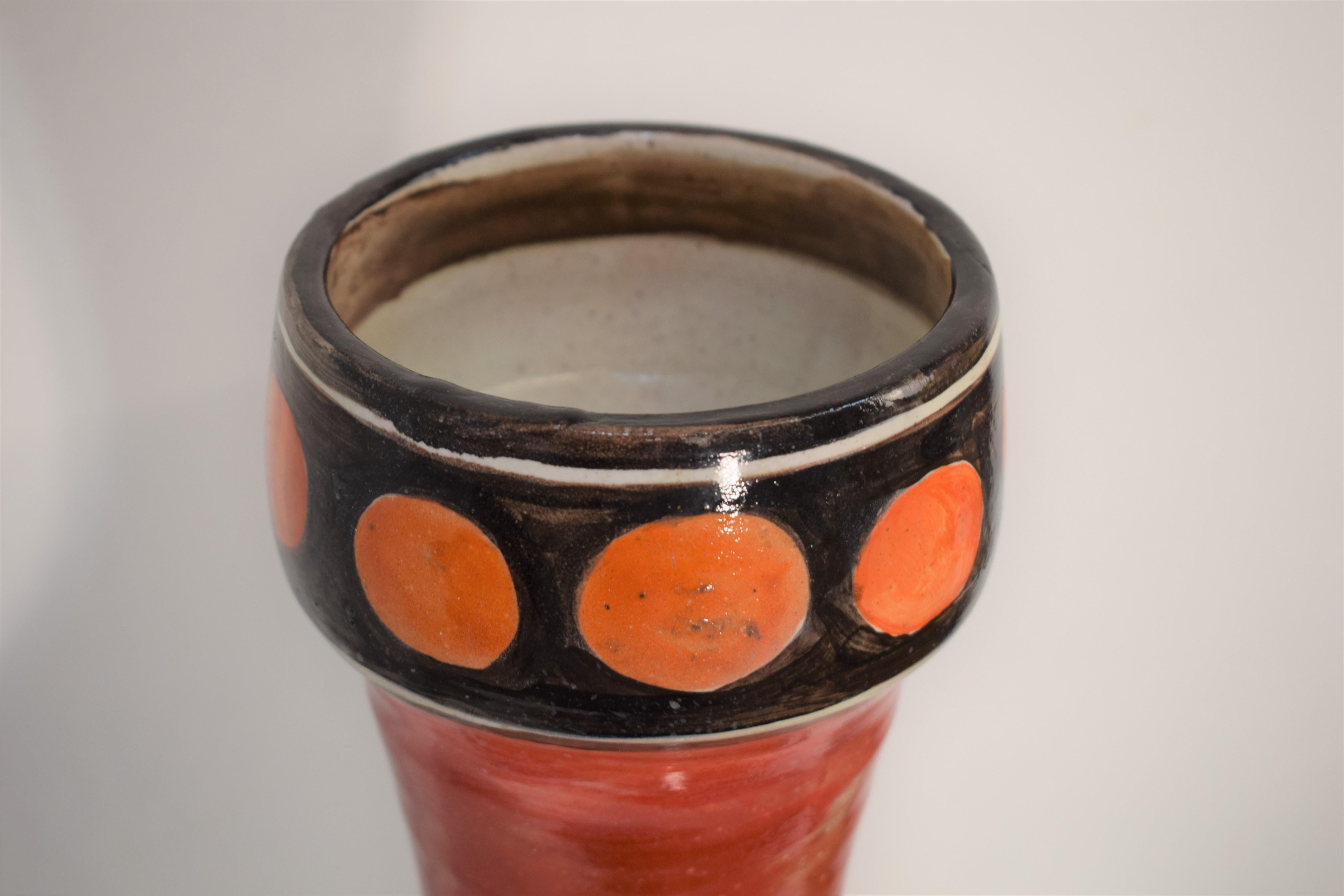 Ceramic Italian Vase by De Simone, 1950s