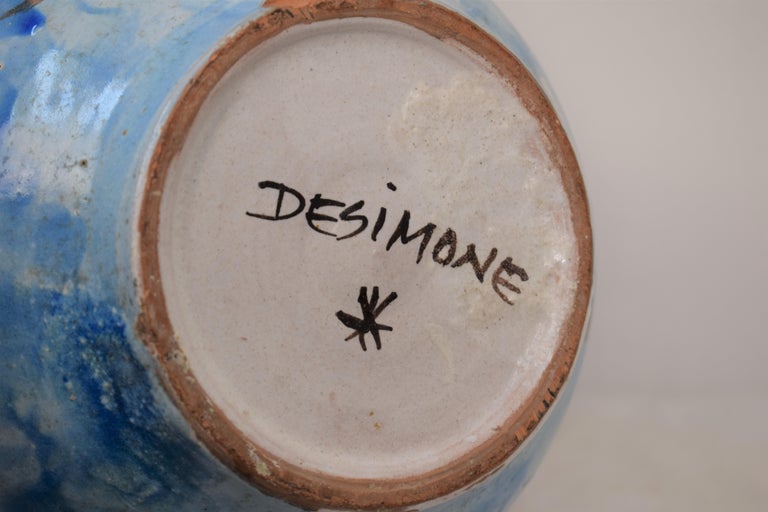 Italian Vase by De Simone, 1950s For Sale at 1stDibs
