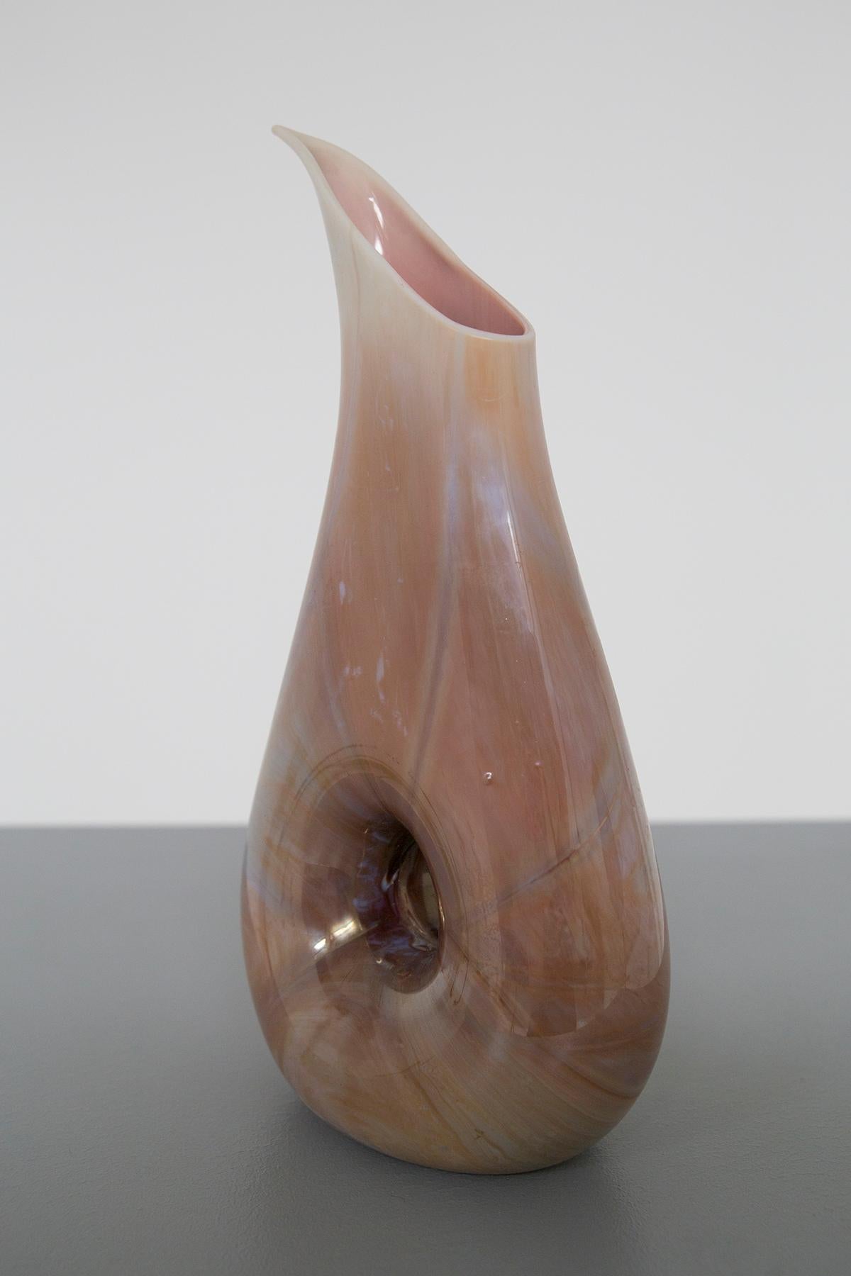 Mid-Century Modern Italian Vase Chalcedony by Aureliano Toso Attributed to Dino Martens, 1950s For Sale