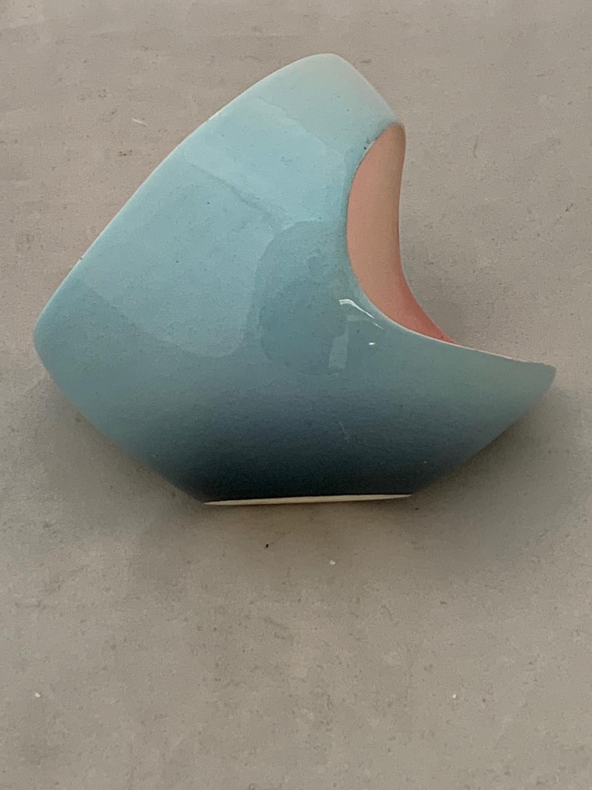 Ceramic Italian Vase from Ariello, 1950s For Sale