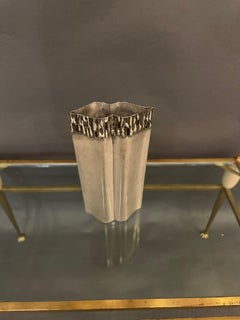 Italian Vase in Pewter, circa 1970