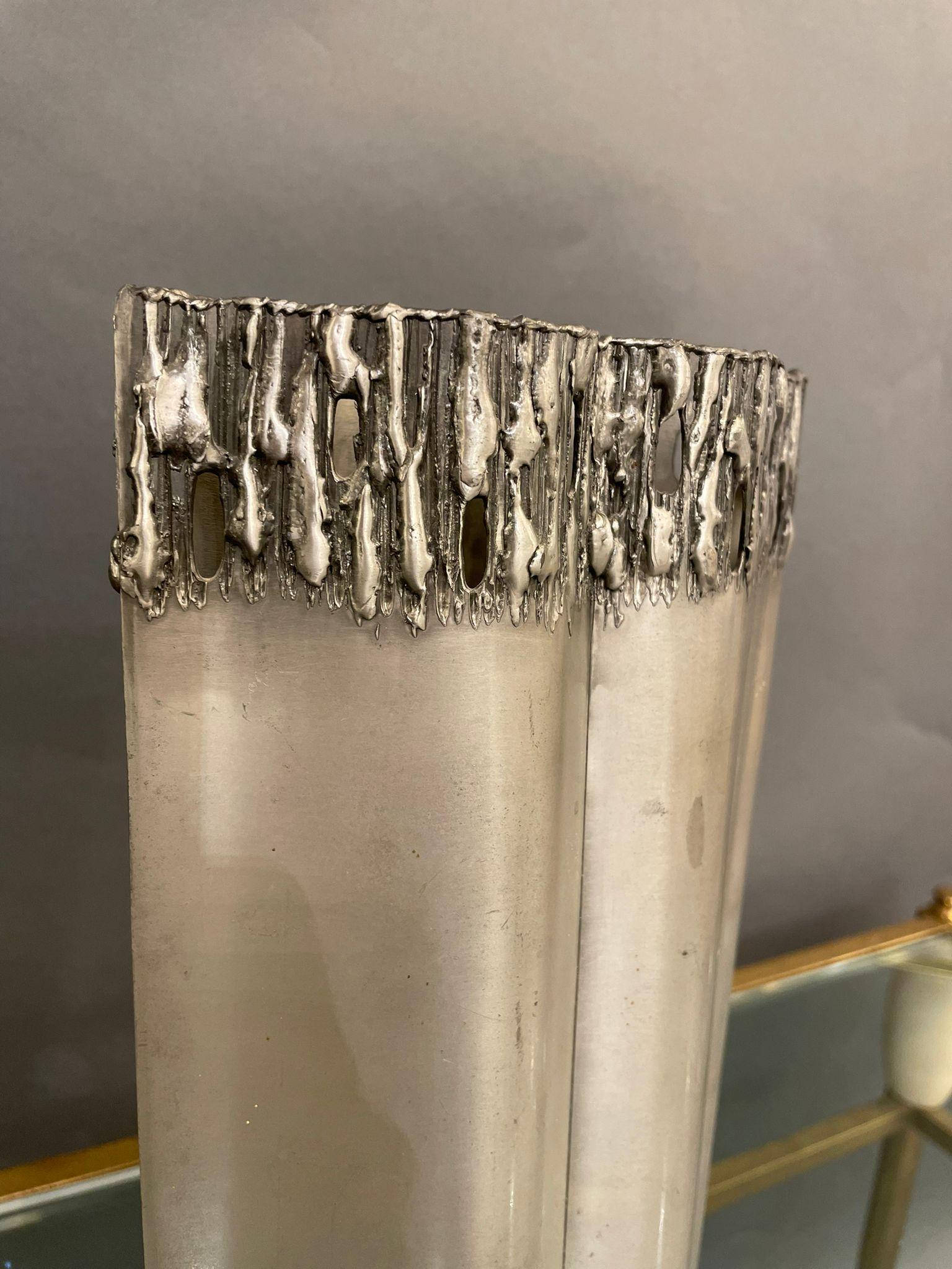 Italian Vase in Pewter, circa 1970  For Sale 2