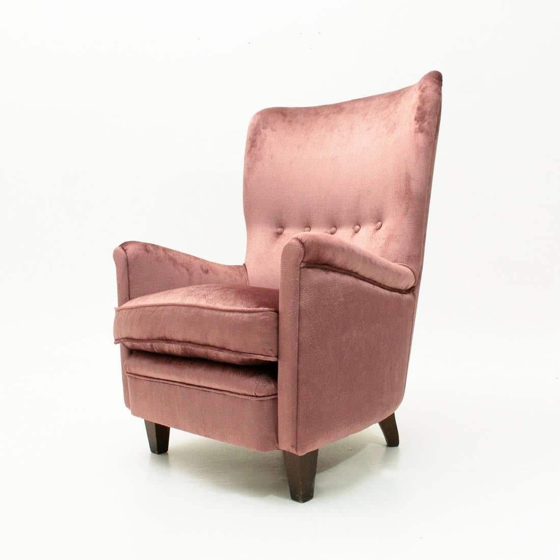 pink armchairs