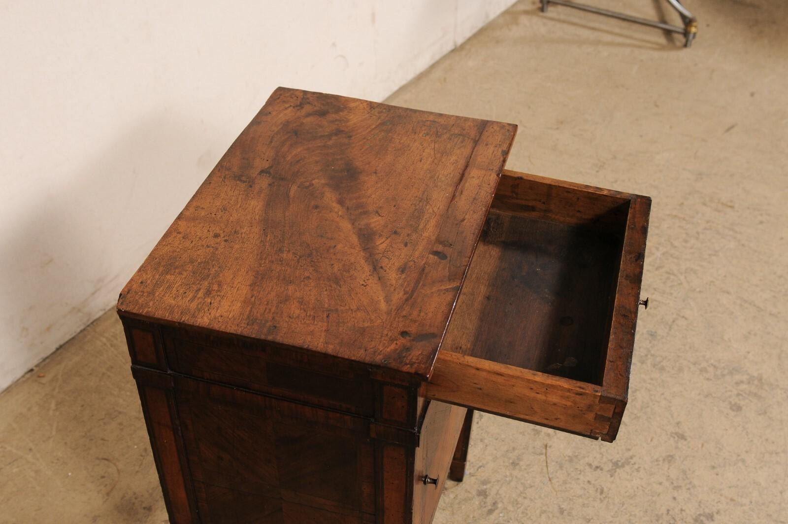 Italian Veneered Side Chest, Early 19th C. For Sale 1