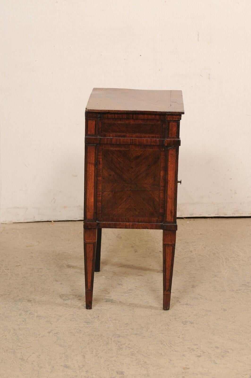 Italian Veneered Side Chest, Early 19th C. For Sale 2