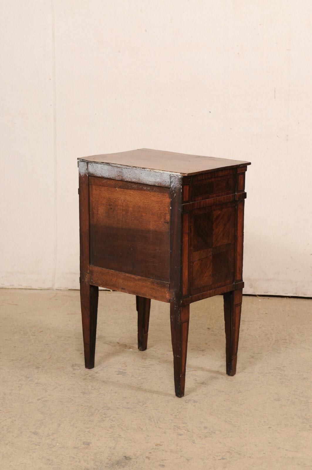Italian Veneered Side Chest, Early 19th C. For Sale 4