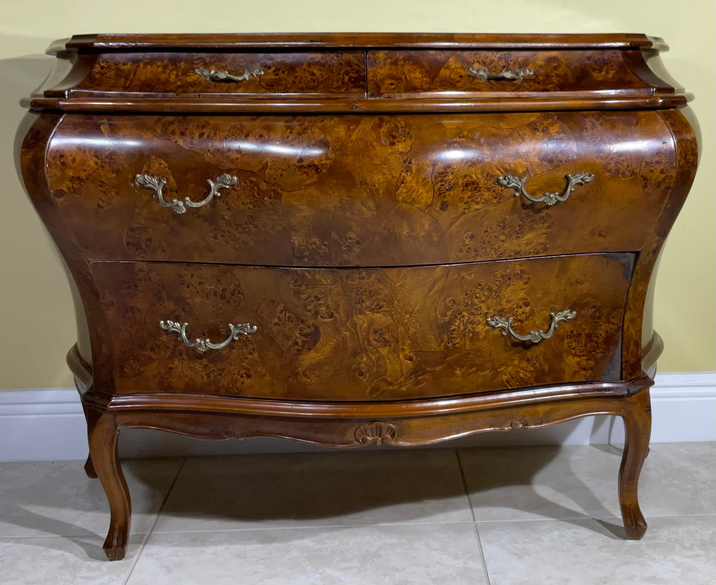 Italian Venetian Bombay Style Commode or Chest For Sale 6
