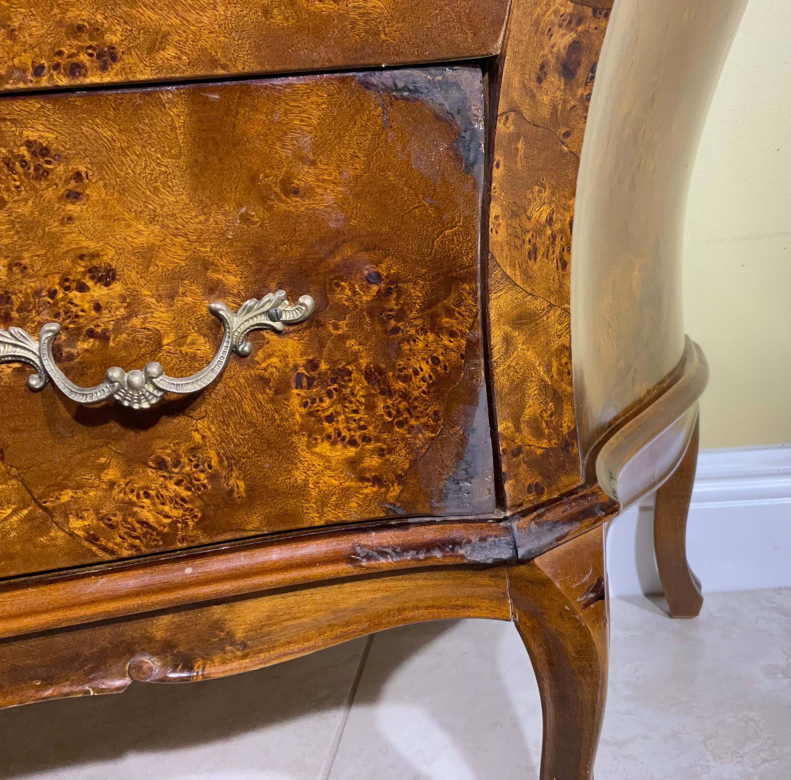 Hand-Carved Italian Venetian Bombay Style Commode or Chest For Sale