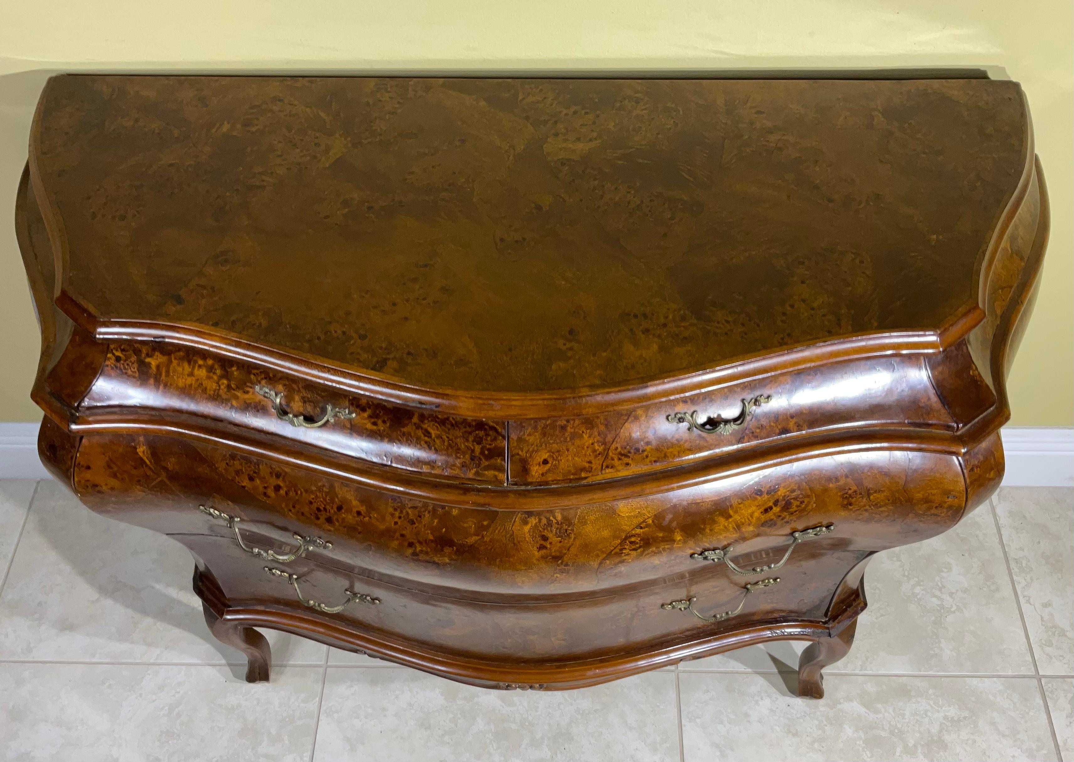 Italian Venetian Bombay Style Commode or Chest For Sale 1