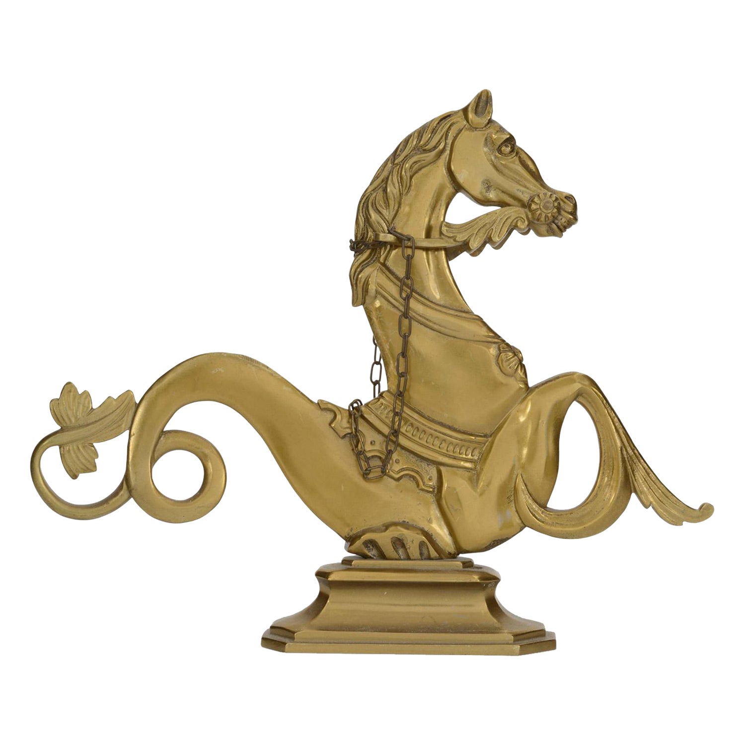 Italian Venetian Brass Seahorse Figures