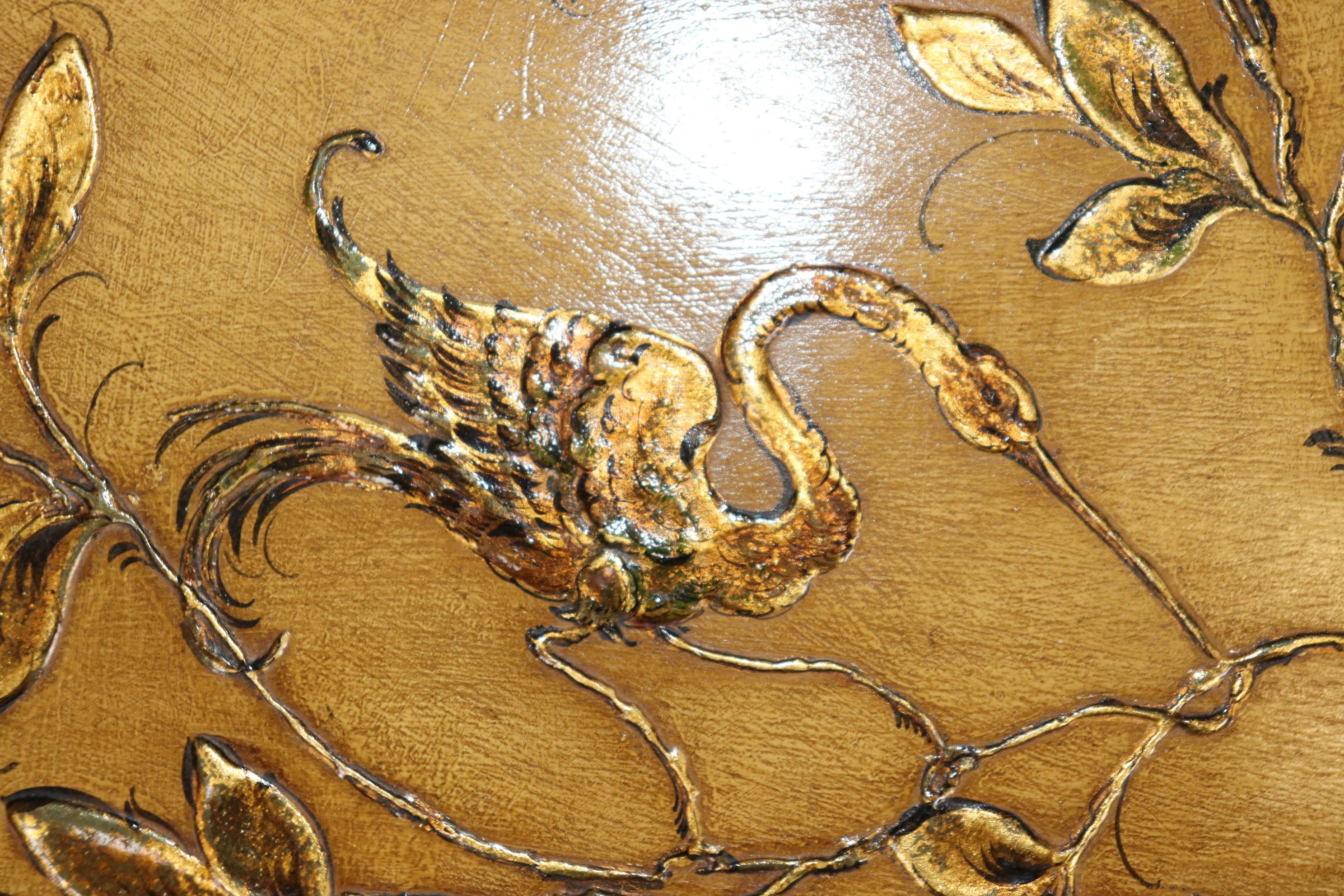 Louis XV Italian Venetian Chinoiserie and Creme Paint Decorated Secretary Desk For Sale
