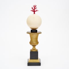 Italian Venetian “Coralino” Table Lamp