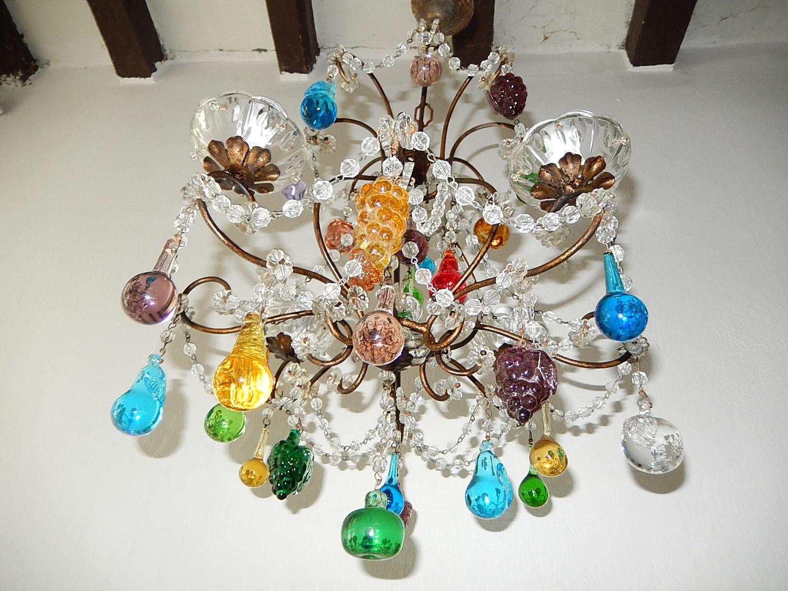 murano fruit chandelier