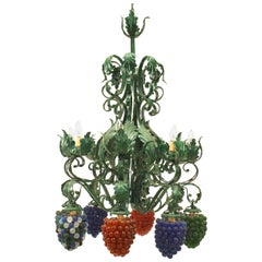 Italian Venetian Eight-Arm Chandelier