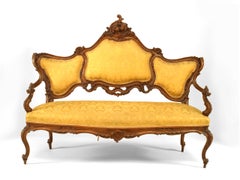 Italian Venetian Gold 6-Piece Living Room Set