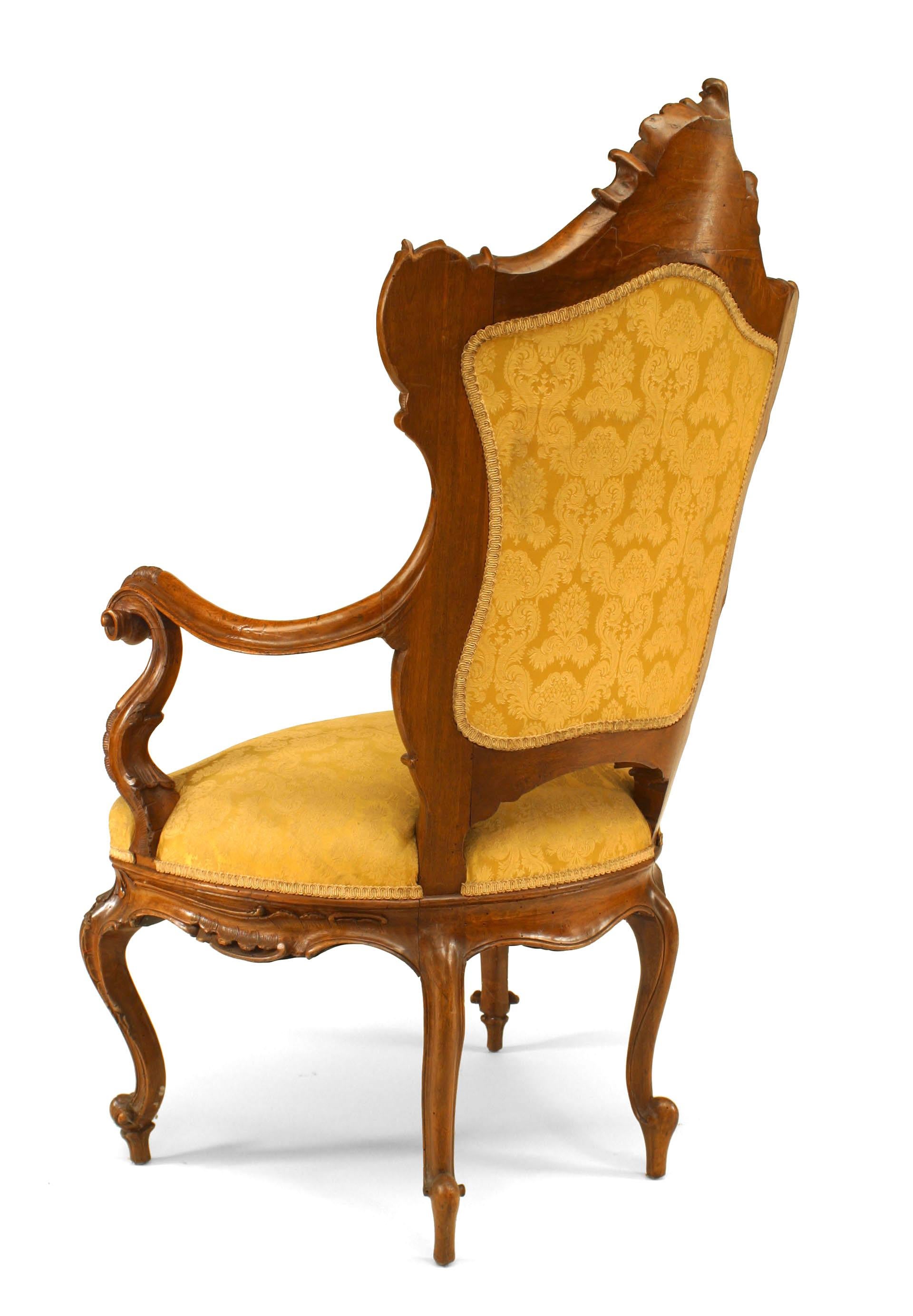 Neoclassical Italian Venetian Gold 6-Piece Living Room Set For Sale