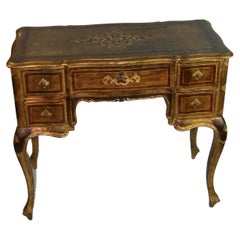 Italian Venetian Knee-Hole Desk /Console Table circa 1950's
