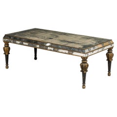 Italian Venetian Mid-Century Mirrored Coffee Table Italian Venetian Mid-Century Mirrored Coffee Table