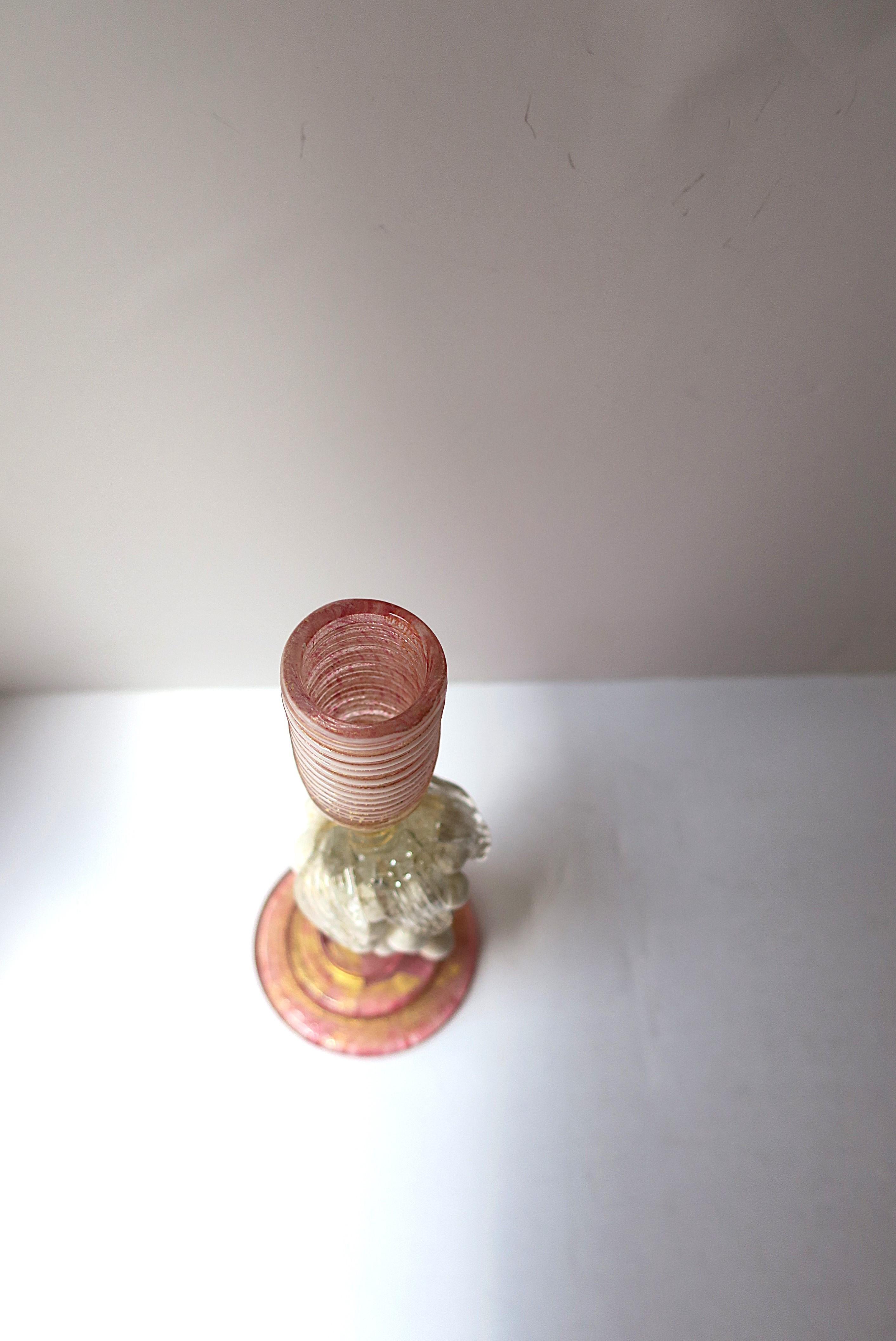 Portacandele in vetro artistico italiano di Murano con uva in vendita 4