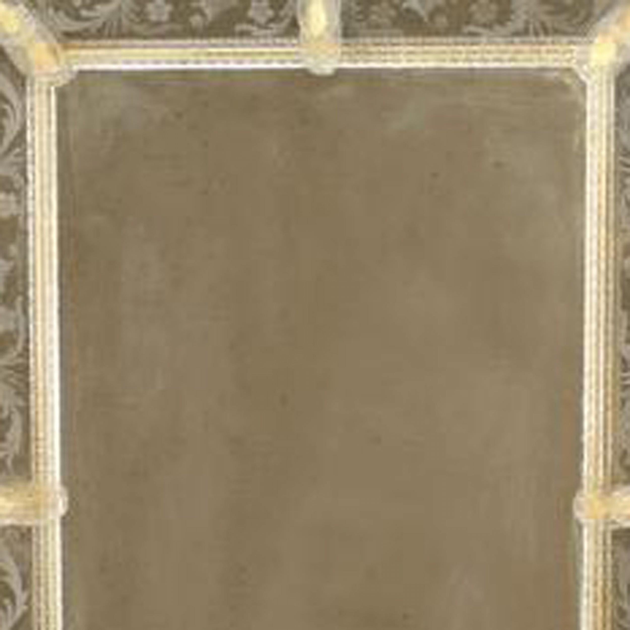Espejo de pared italiano veneciano de Murano con diseño floral grabado Barroco en venta