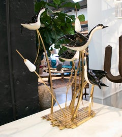 Lucio Zanetti Italian Venetian Murano Glass Figure Sculpture of Goose