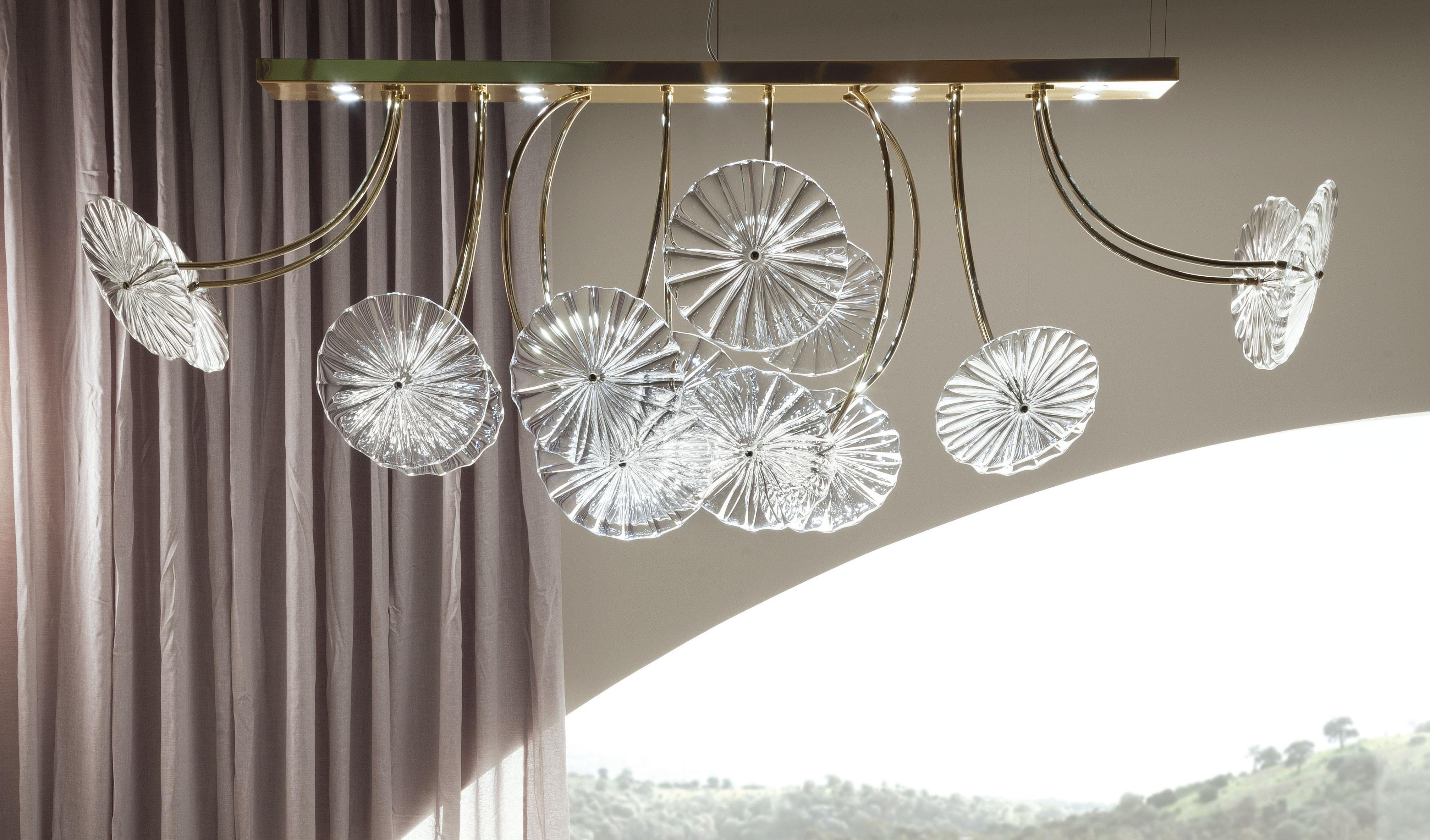 Art Déco Lampadario Infinity di Murano, italiano e veneziano in vendita