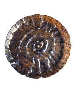 Italian Venetian Murano Renaissance Revival Very Large Glass Charger, circa 1910