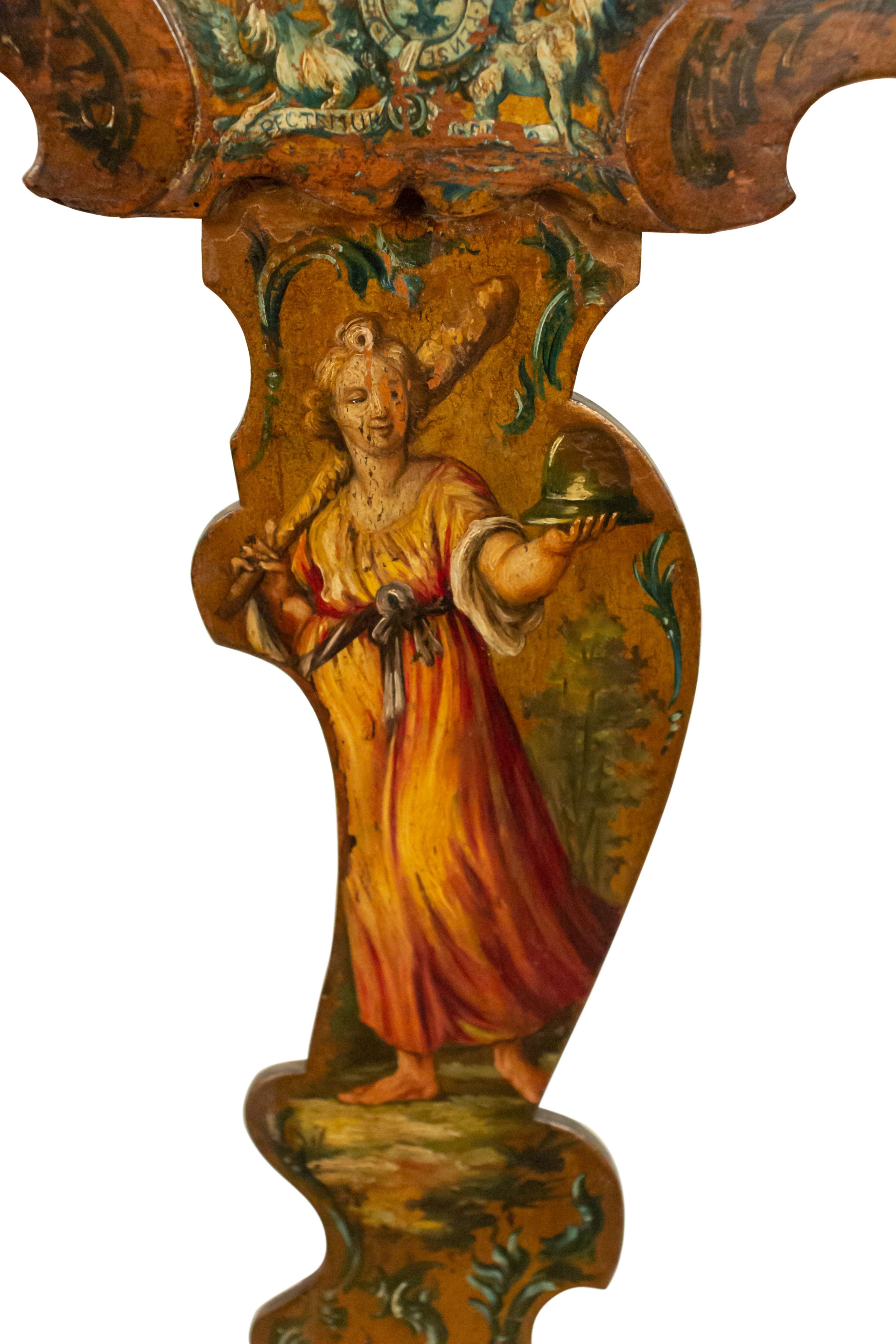 Sillas auxiliares italianas pintadas a la veneciana en venta 2